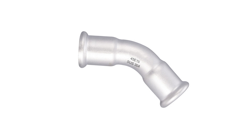 大銘不銹鋼45°度等徑彎頭